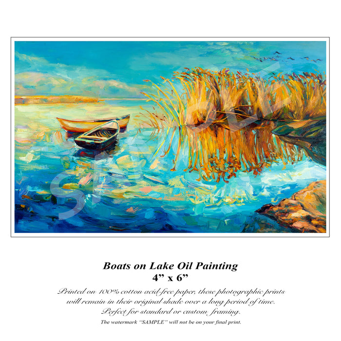 Lake Oil Painting