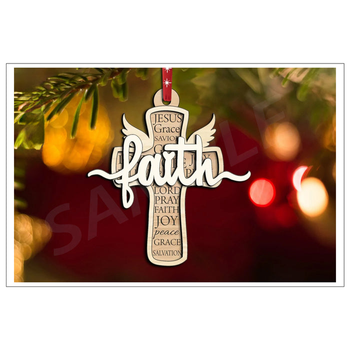 Faith Cross Laser Cut