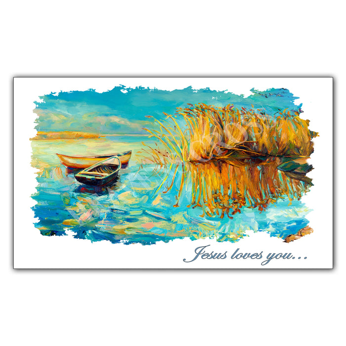 Lake Art Post Card