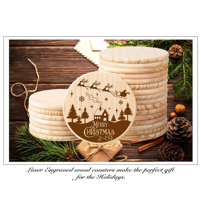 Santa Christmas Coaster