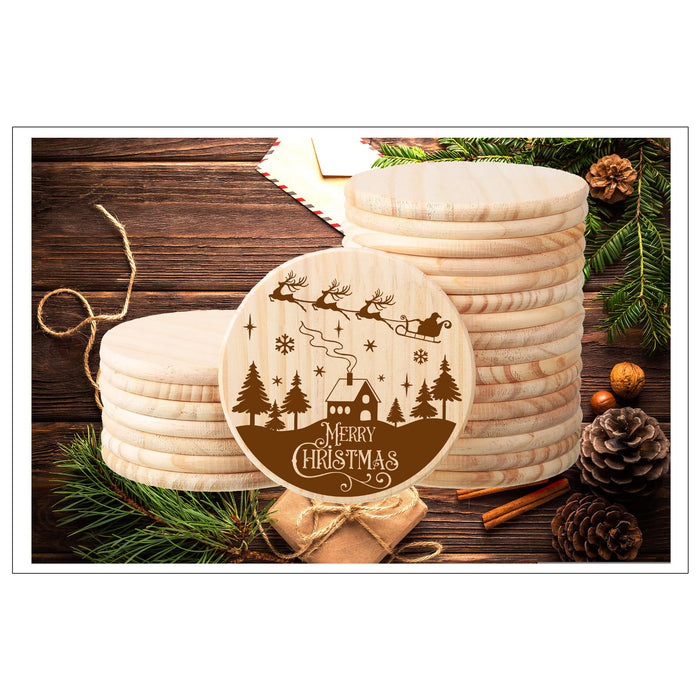 Santa Christmas Coaster