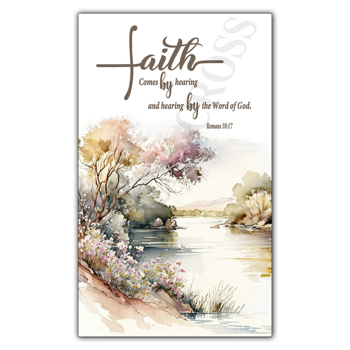 Faith come by hearing Wall Decor River #1 8"X13"