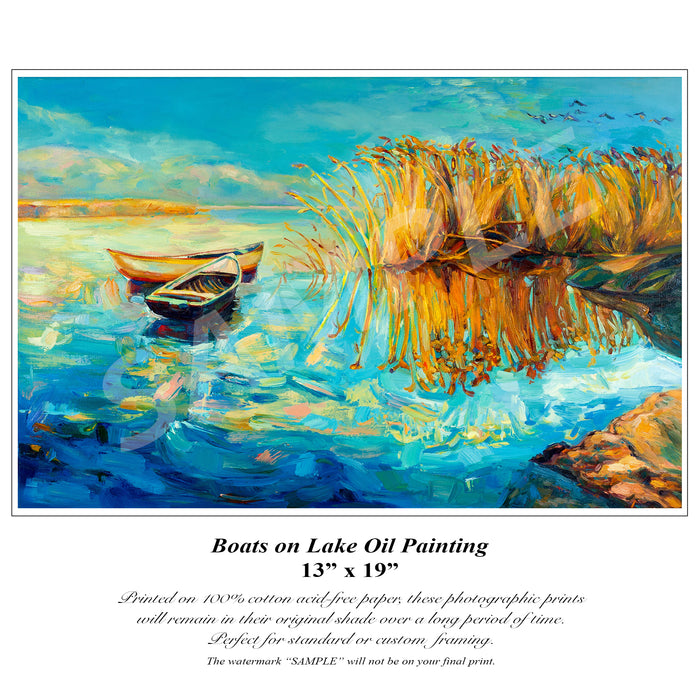 Lake Oil Painting