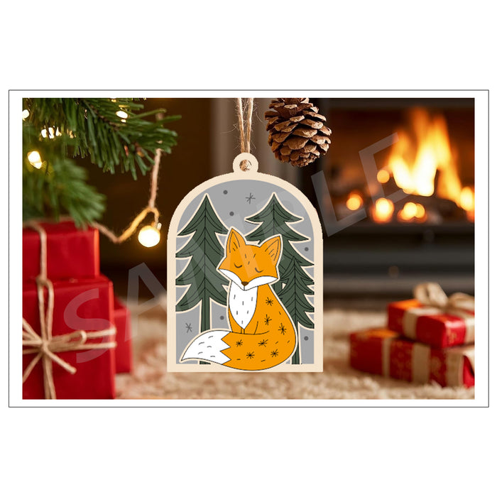 Fox Tree Ornament