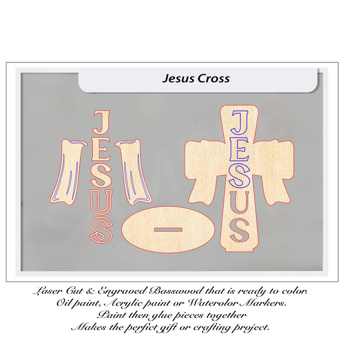 Jesus Laser Cross