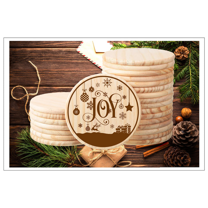 Joy Christmas Coaster