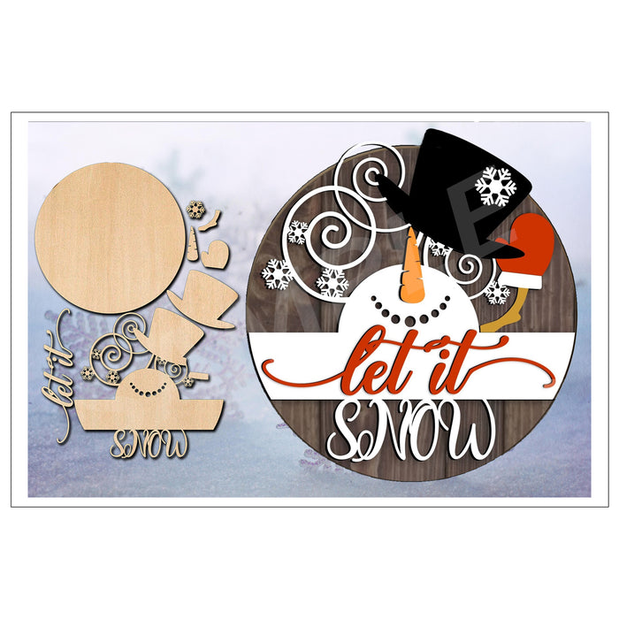 Let It Snow Laser Cut