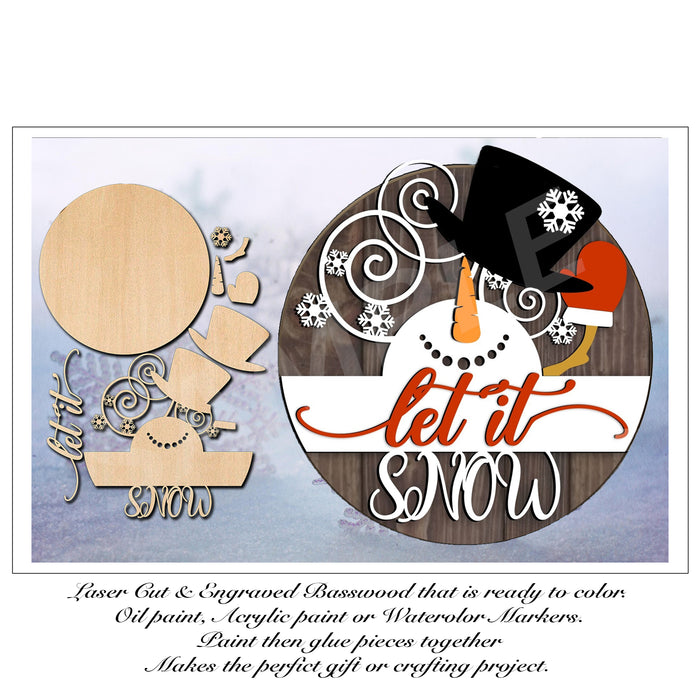 Let It Snow Laser Cut
