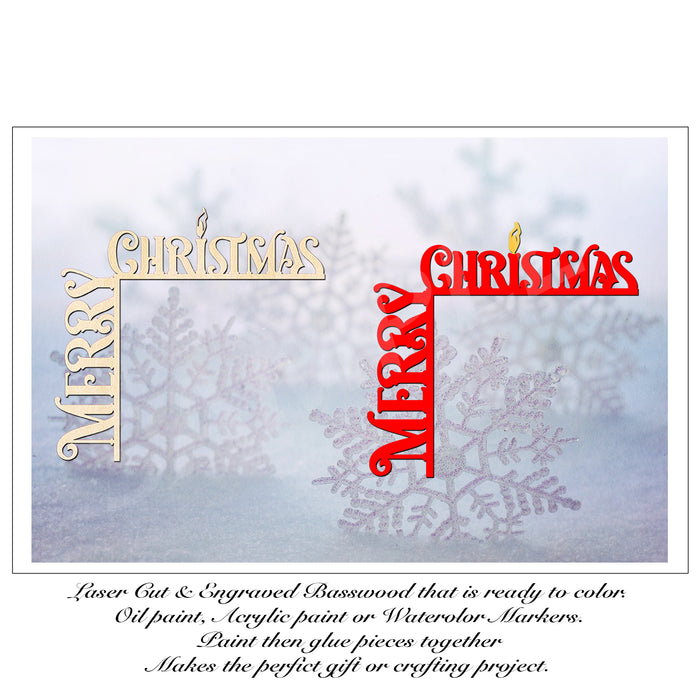 Merry Christmas Door Corner