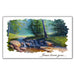 River oil painting