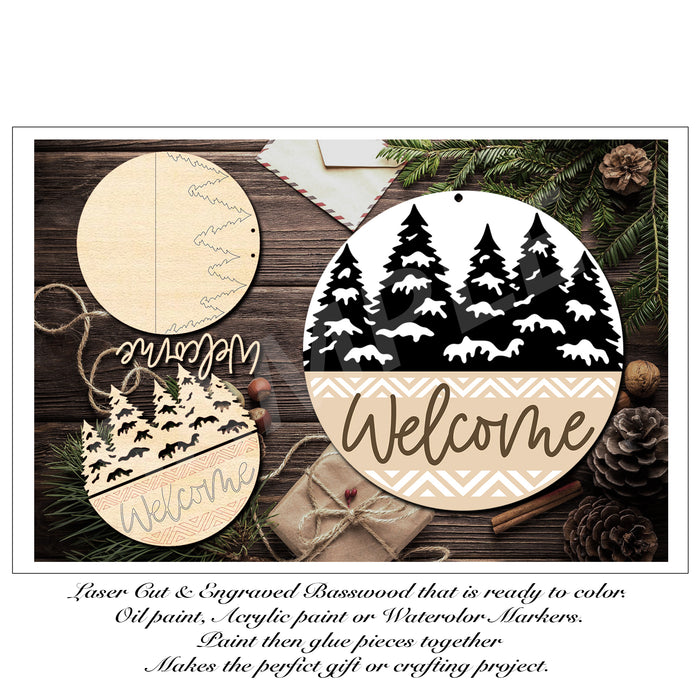 Welcome Laser Cut