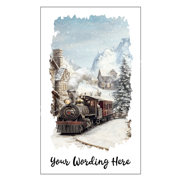Train postcard